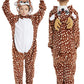 Calanta Deer Onesie Kids Reindeer Costume Girls Animal Pajamas Halloween Christmas Cosplay Party.Sika Deer.140