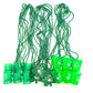 GZYSSL 72 Pcs St. Patrick's Day Bead Necklaces Bulk Green St. Patrick's Shot Glass Bead Necklaces St. Patrick's Clover Beads Dec