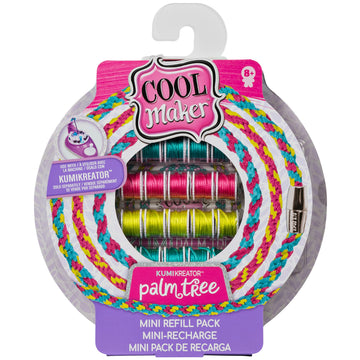 Cool Maker, Kumikreator Palm Tree Mini Fashion Pack Refill, Friendship Bracelet Activity Kit