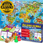 Quokka Board Game 1 To 10 Players - Learning, Educational - Geography, World - 100 Question Cards, Top Facts - Indoor, Outdoor - Kids, Teens, Adults, Family
