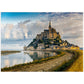 MyPuzzle 1000 Piece Jigsaw Puzzle - Morning View of Mont Saint-Michel, Colorful Cardboard for Adults