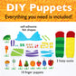 Creativity For Kids The Very Hungry Caterpillar Story Puppets: Sock Puppet Kit For Toddlers From The World Of Eric Carle, Crafts For Kids Ages 3-5+