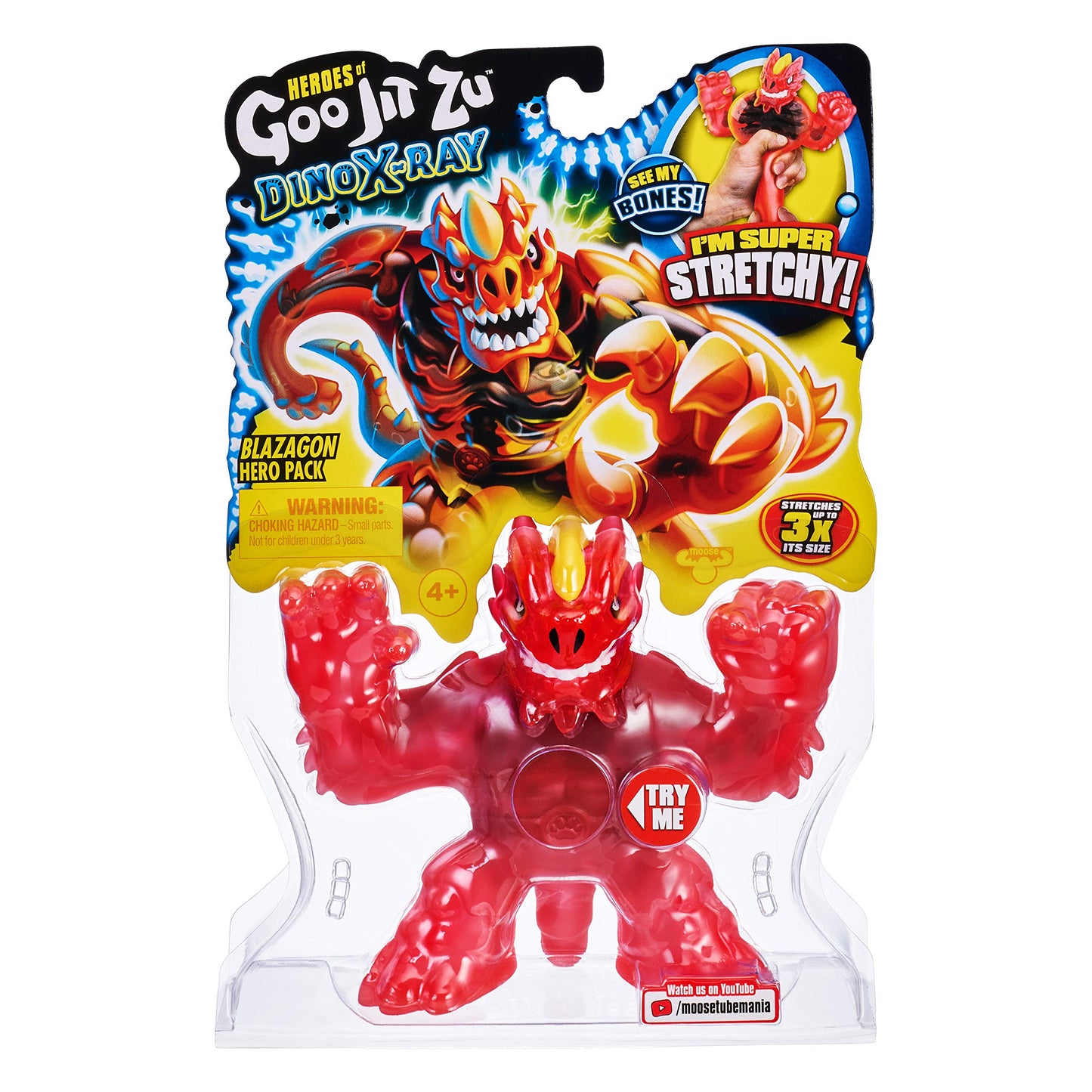 Heroes Of Goo Jit Zu Dino X-Ray, Action Figure - Blazagon The Dragon (41185)