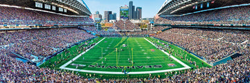 Masterpieces Nfl Seattle Seahawks Stadium Panoramic Jigsaw Puzzle, 1000 Pieces - 13' X 39' (91431)