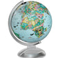 Replogle Illuminated Blue Ocean Globe 4 Kids, Kid Friendly Political Map, Dual Map, Educational Toy