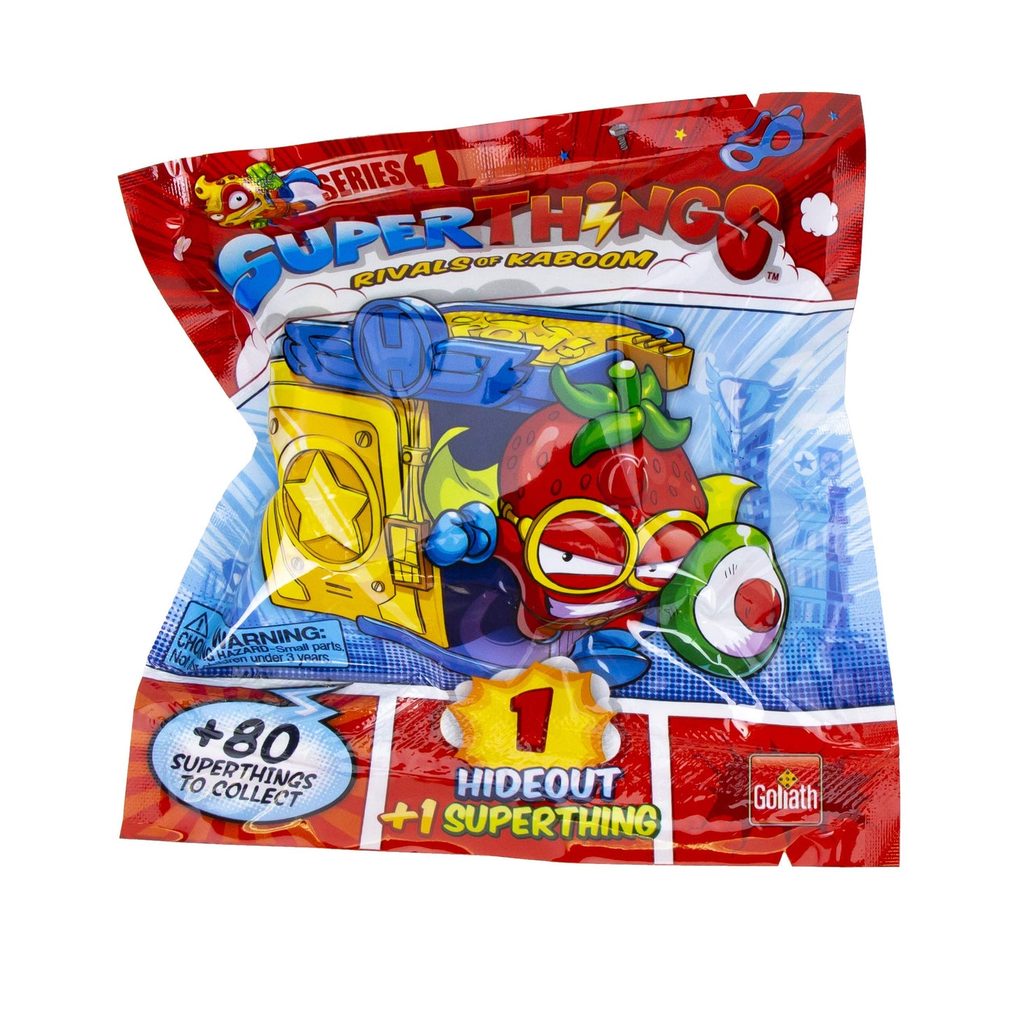 Superthings Series 1 - Hideout By Goliath - Each Blind Bag Contains 1 Superhero Or Supervillain, 1 Hideout & 1 Checklist, Multi Color