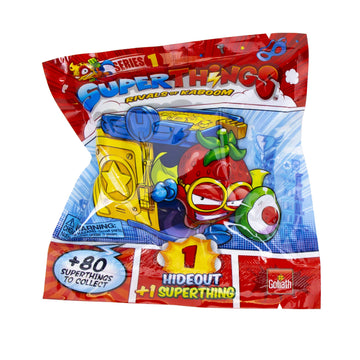 Superthings Series 1 - Hideout By Goliath - Each Blind Bag Contains 1 Superhero Or Supervillain, 1 Hideout & 1 Checklist, Multi Color