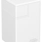 Ultimate Guard FlipnTray 100+, Deck Case for 100 Double-Sleeved TCG Cards + Dice Tray, White, Independent Magnetic Closure & M