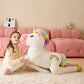 Tumyay Giant Unicorn Stuffed Animal Plush Soft Toy,51'' Large Jumbo Cute Big Size Huge Fluffy Plushie,Birthday Gifts For Kids