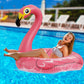 JAMBO Unicorn and Flamingo Pool Floats- 2 Pack with 2 Drink Holders  Large Flamingo Tube Float  Huge Unicorn Floating Tube  Giant Pool Float Set  Pool Floats mature-themed & Teens  Inflatable Pool Toys