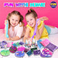 Fluffy Unicorn Slime Kit For Girls, Funkidz Cloud Slime Gift For Ages 6+ Kids Fun Slime Making Kit Awesome Craft Toy Birthday Pr