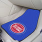 FANMATS Detroit Pistons 2-pc Carpet Car Mat Set