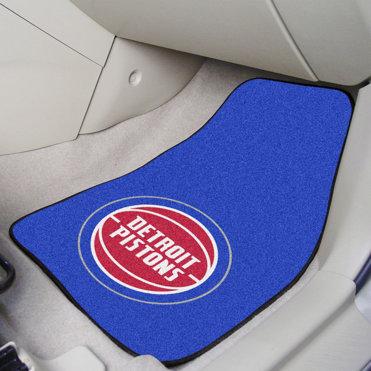 FANMATS Detroit Pistons 2-pc Carpet Car Mat Set
