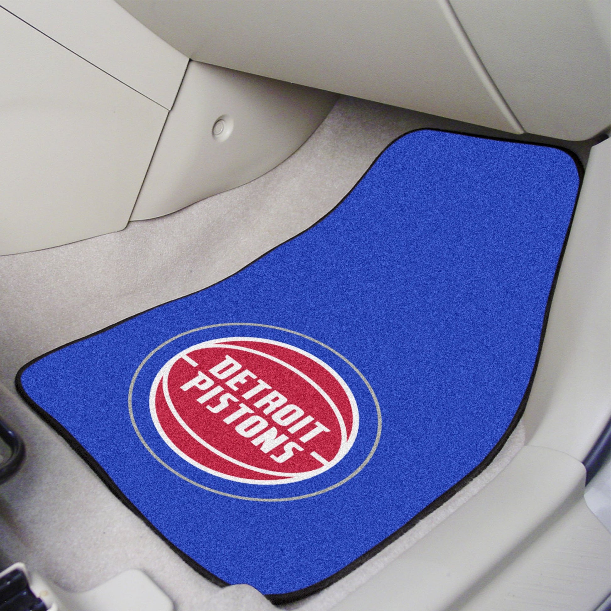 FANMATS Detroit Pistons 2-pc Carpet Car Mat Set