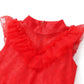Ibq Kids Red Wedding Dress Girls Halloween Costuems Toddler Horror Comedy Character Bride Cosplay Outfit With Veil Gloves Bq045M