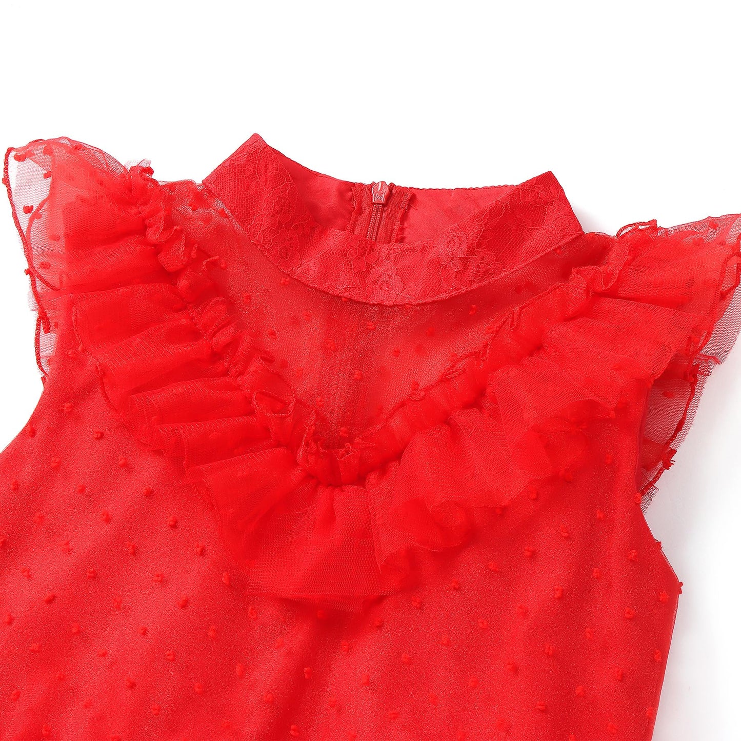 Ibq Kids Red Wedding Dress Girls Halloween Costuems Toddler Horror Comedy Character Bride Cosplay Outfit With Veil Gloves Bq045M