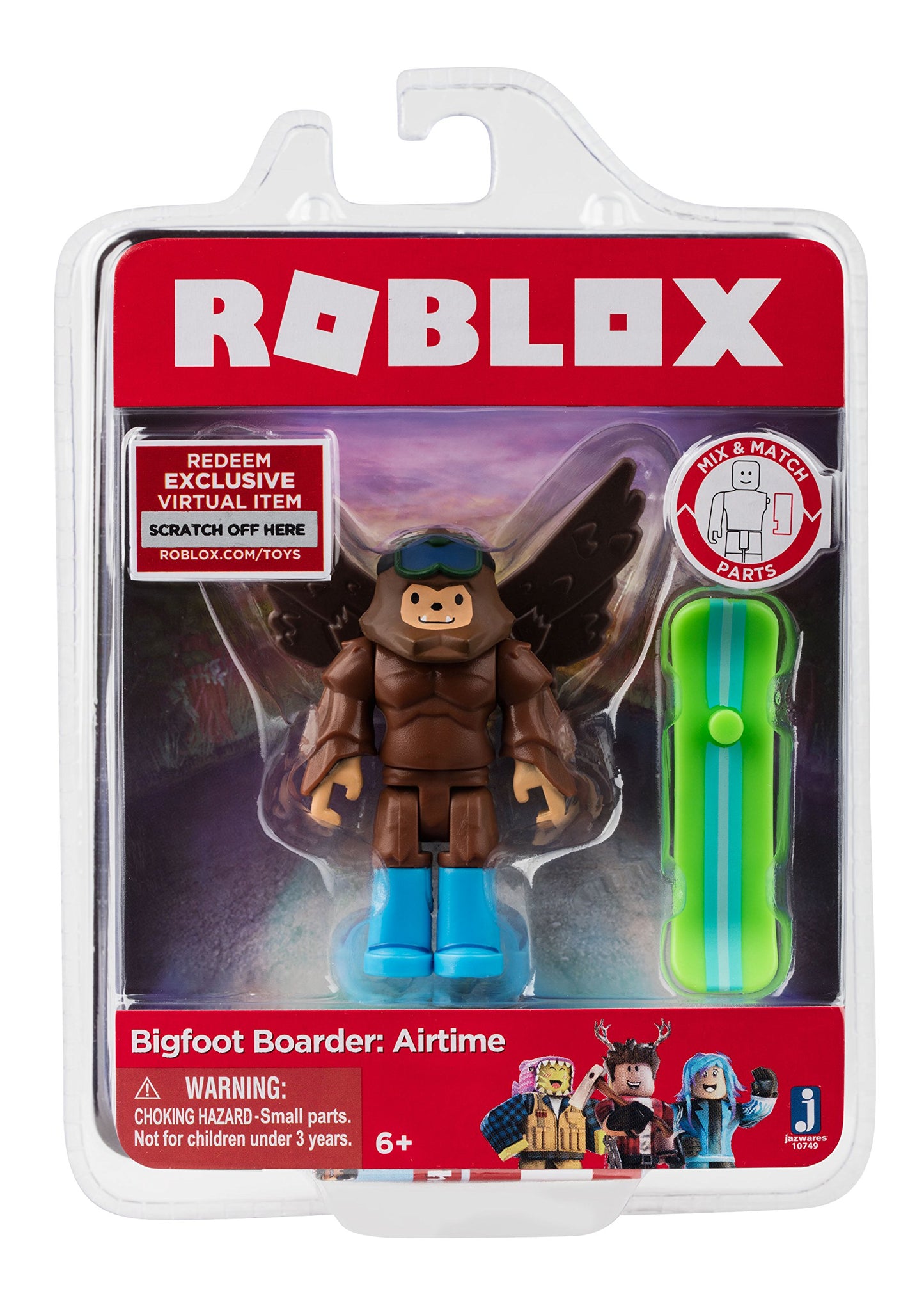 Roblox Bigfoot Boarder: Airtime Figure Pack