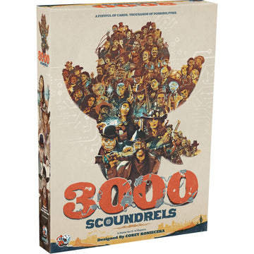 3000 Scoundrels Board Game | Strategy Game | Fun Family Game For Game Night With Adults And Kids | Ages 12+ | 2-4 Players | Average Playtime 60-90 Minutes | Made By Unexpected Games, Multicolor