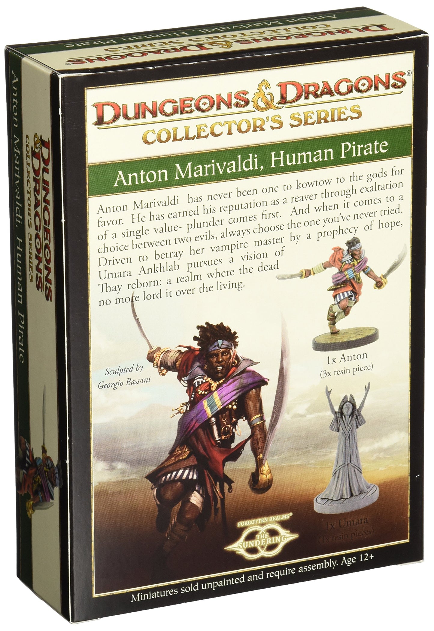 D&D Sundering Book 4 Anton & Umara 2 Fig Board Game