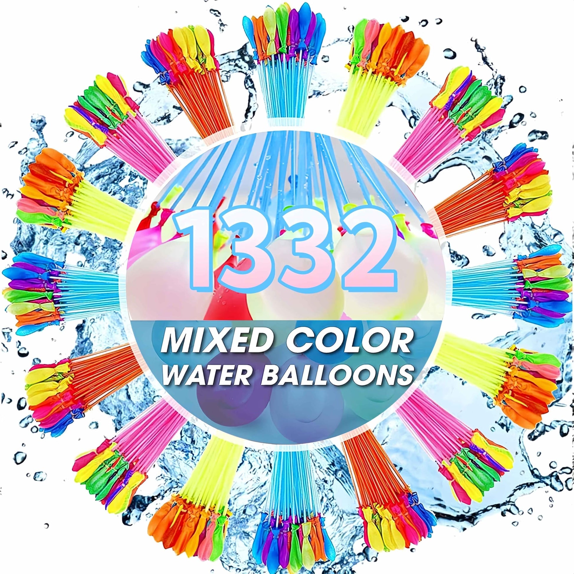 Summer Quick Fill Water Balloons Suitable for Adults and Children's Summer Cooling Total of 999 Balloons