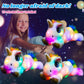 Cuteoy White Unicorn Led Stuffed Animal Light-Up Plush Birthday Christmas Plushies Toy Gifts For Kids Toddler Girls, 15''