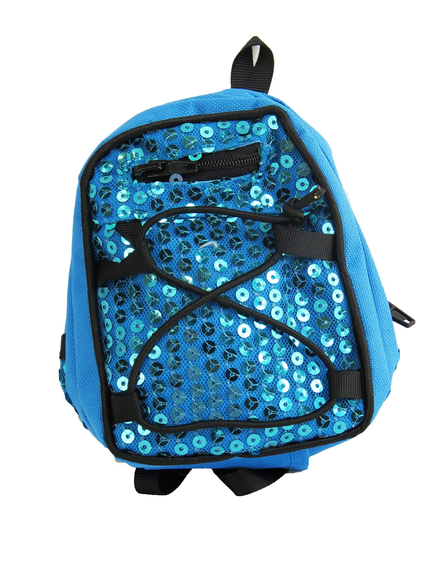 American Fashion World Doll Teal Sequin School Backpack for 18-Inch Dolls | enhanced Quality & Trendy Design | Dolls Accessories for Popular Brands
