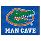 FANMATS 14633 University of Florida All-Star Mat - Man Cave | Blue | 33.75x42.5 | Gator Head Primary Logo