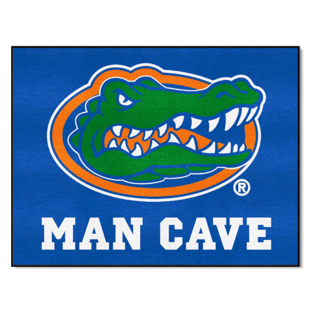 FANMATS 14633 University of Florida All-Star Mat - Man Cave | Blue | 33.75x42.5 | Gator Head Primary Logo