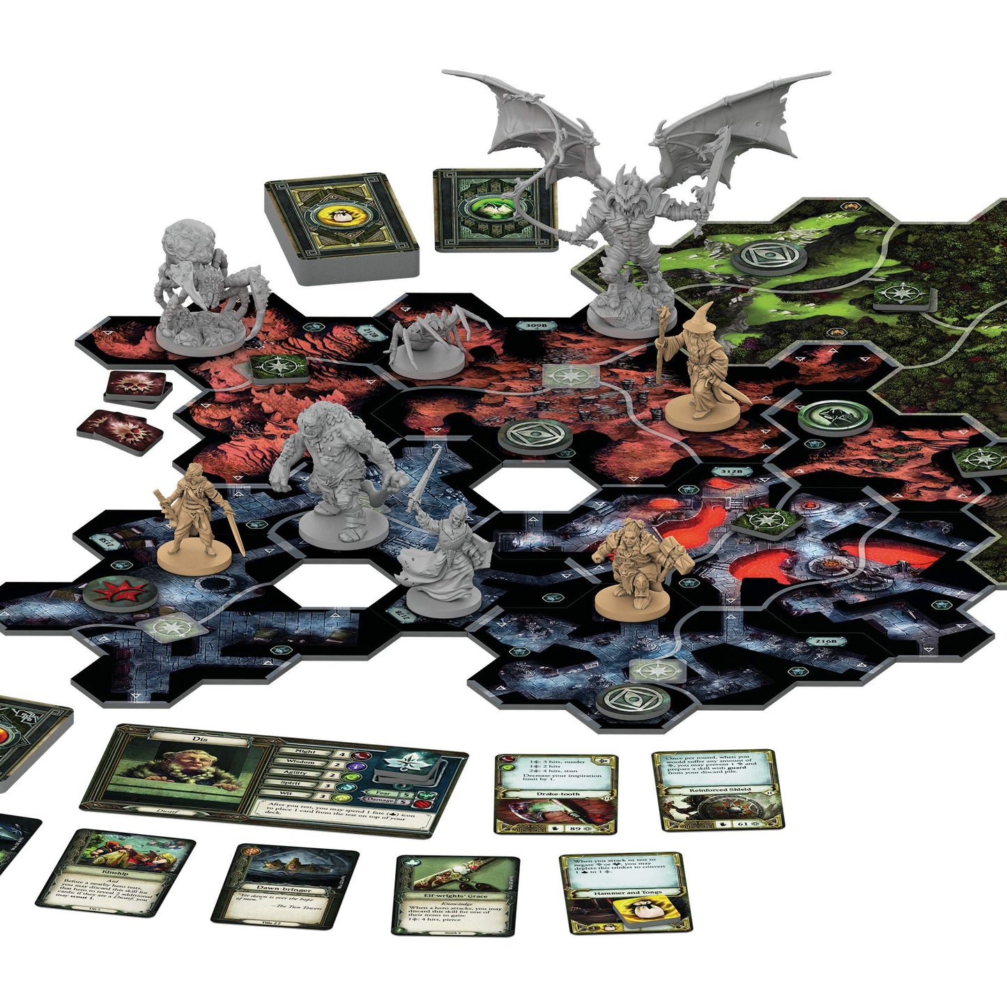 Fantasy Flight Games The Lord of the Rings Journeys in Middle-earth Shadowed Paths Expansion Board Game, 1-5 Players, Multicolor, JME05