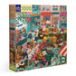 eeBoo Piece & Love: English Green Market - 1000 Piece Puzzle - mature-themed Square Jigsaw  23x23  Includes Image Reference Insert  Pieces