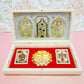 ARNAVIRA Tirupati Balaji Gold Plated Photo Frame with Charan Paduka Pocket Temple for House Warming Gifts Return Gift Diwali Gif
