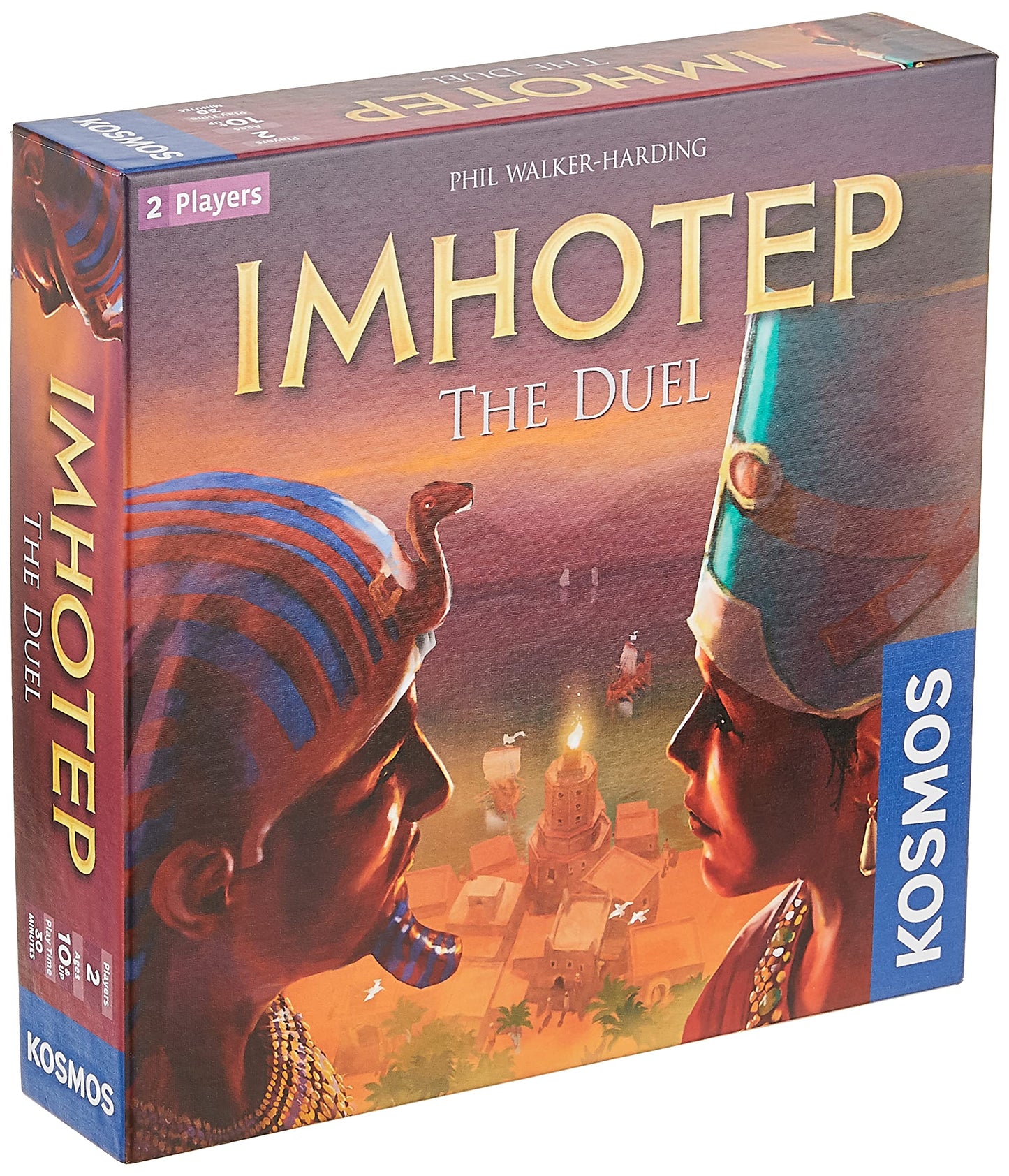 Imhotep: The Duel - A Kosmos Game From Thames & Kosmos | 2-Player Version Of Spiel Des Jahres-Nominated Imhotep, Builder Of Egypt Board Game
