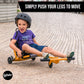 EzyRoller Classic Ride on Scooter for Kids Ages 4+ - Orange