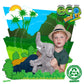 Ecobuddiez - Elephant From Deluxebase. 12 Inch Elephant Plush Toy. Eco Friendly Child Safe Elephant Stuffed Animal Made From Recycled Plastic Bottles.