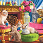 Roseart - Kodak Premium - Kittens By The Fireplace - 3000 Piece Jigsaw Puzzle For Adults