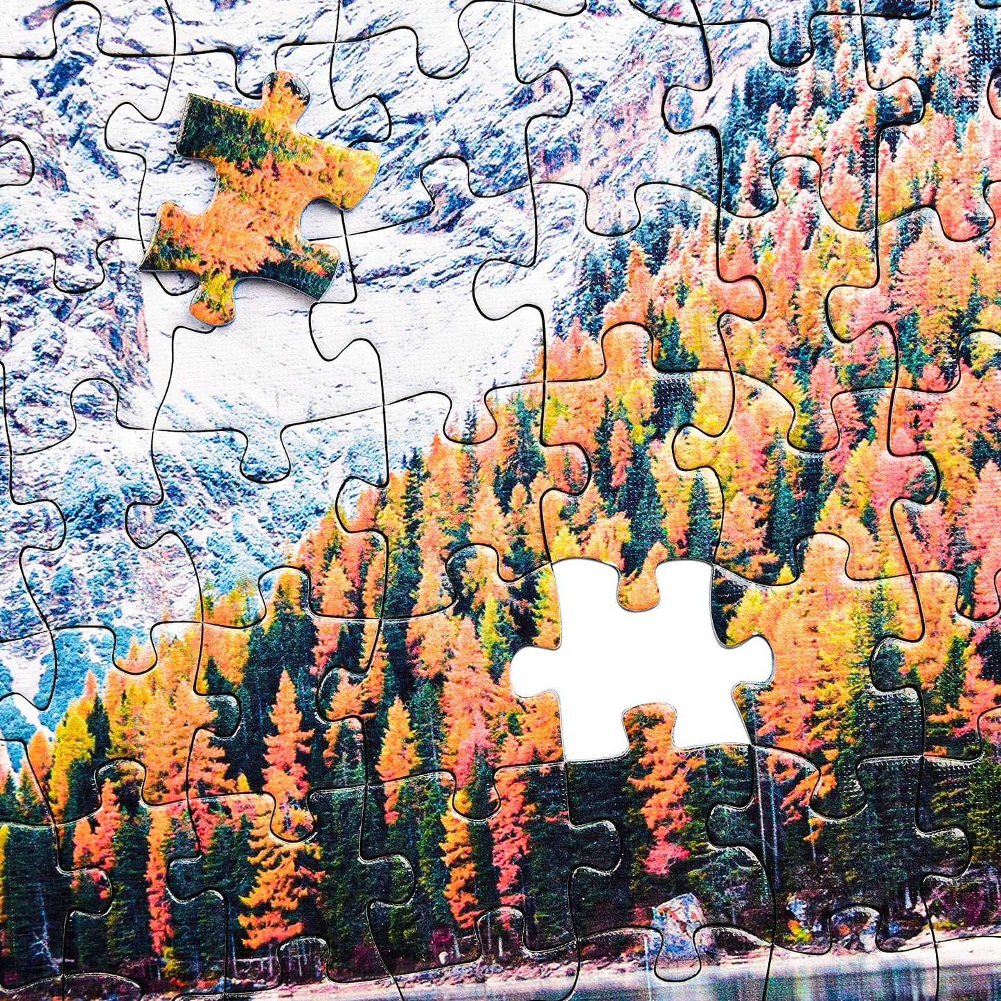 Rocorose 1000 Piece Jigsaw Puzzle - Autumn of Italian Alps - Cardboard Floor Puzzle for Kids & Adults - HC12021-C