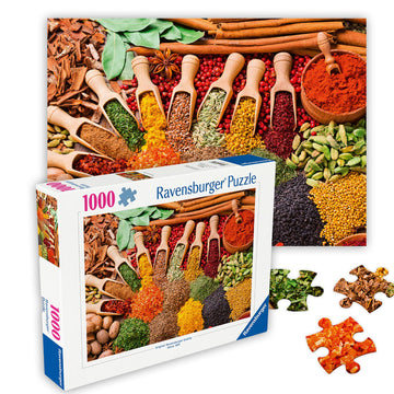 Ravensburger - Spices & Herbs - 1000 Piece Jigsaw Puzzle - Enticing  Vibrant Spices from Around The Globe - Fresh  Dried  Powdered Herbs - Ideal Gift - Frameable Art - Puzzles for mature-themeds