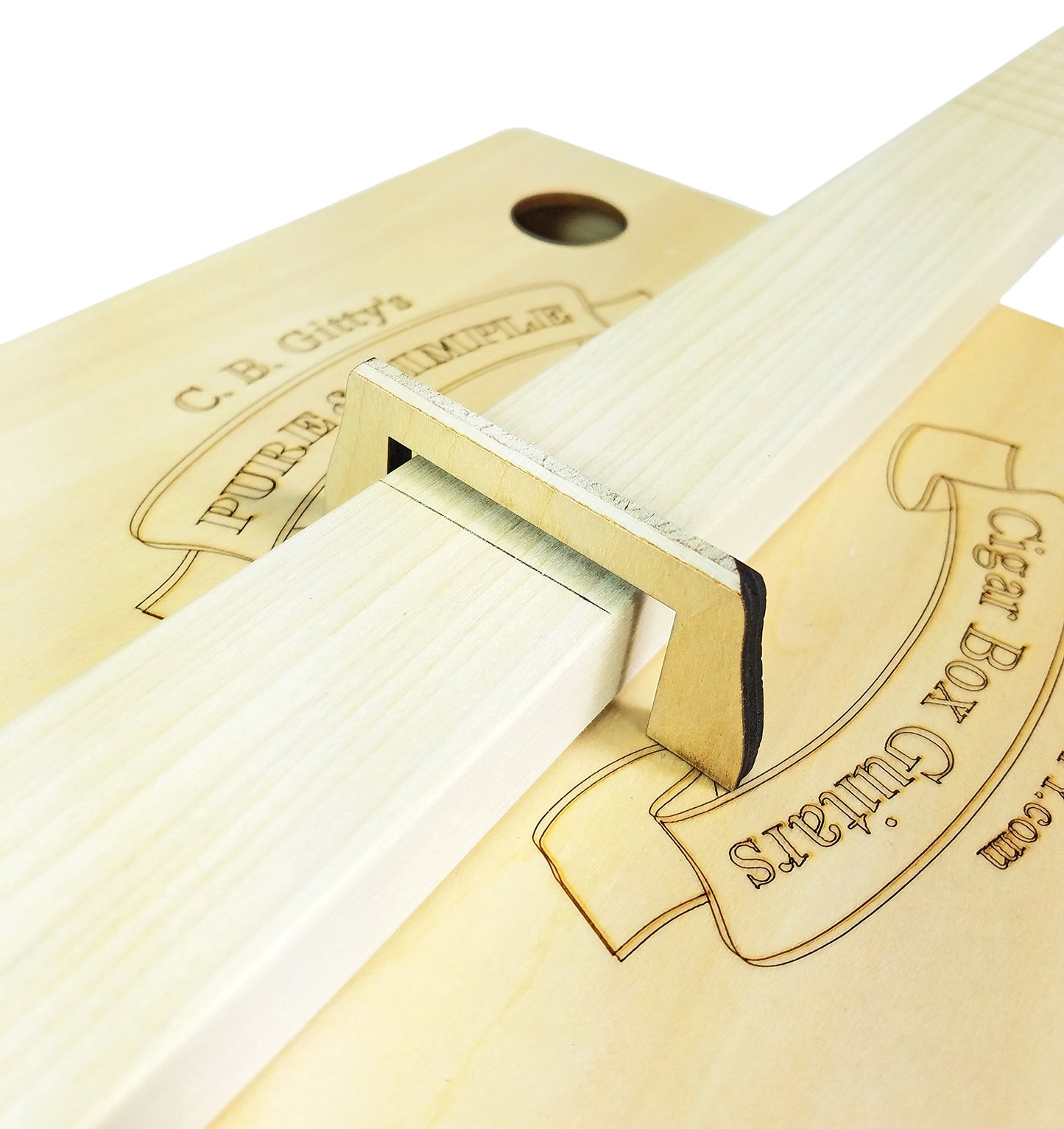 Complete 'Pure & Simple' Cigar Box Guitar Kit - The Easiest Cbg Kit To Build, Bar None!