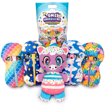 Scentco Omg Snuggle Me! Bedtime Buddies (Sleeping Bag Series), Scented Surprise Collectible 10 Inch Plush Toys (Mystery Blind Ba