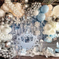 173 Pcs Winter Wonderland Balloons Garland Kit With Haze Blue White Grey Snowflake Balloons For Onederland Baby Shower Birthday