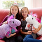 Pillow Pets Colorful Pink Unicorn - 18' Stuffed Animal Plush Toy