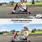 ELEMARA Drift Cart - 12V Electric Kart, Adjustable Seat, 5 MPH, Pink, 41"x22.2"x22.2", Kids Ride On Toy with LED Lights & Bluetooth