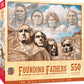 Masterpieces 550 Piece Jigsaw Puzzle For Adults, Family, Or Youth- Founding Fathers - 18'X24'