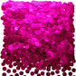 Hot Pink Foil Metallic Round Table Confetti Decor Circle Dots Mylar Table Scatter Confetti Wedding Bachelorette Baby Shower Girl