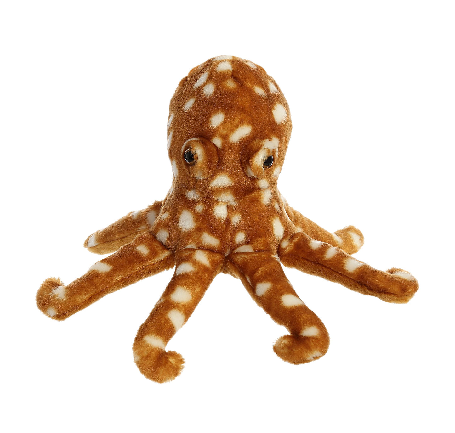 Aurora® Adorable Flopsie™ Octopus Stuffed Animal - Playful Ease - Timeless Companions - Orange 12 Inches
