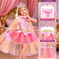 DUDUCOFU Princess Dress Up Clothes for Little Girls Toddlers, Princess Dress Up Shoes Set with Princess Cape Tutu Shoes Crown Wa