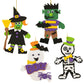 READY 2 LEARN Create Your Own Halloween Characters - Set of 4 - DIY Halloween Craft for Kids - Magnetic - No Glue Required - Kid