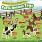 Zippytots 10PCS Horse Figurine Set - Realistic Plastic Toys for Toddlers - Educational Gift & Party Favors - Model BT013