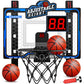 Hoperock Indoor Basketball Hoop Toys For Kids, Adjustable Height Basketball Hoop Over The Door, Mini Hoops With Scoreboard, Basketball Toys Christmas Birthday Gifts For Boys Age 4 5 6 7 8 9 10 11 12+