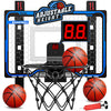 Hoperock Indoor Basketball Hoop Toys For Kids, Adjustable Height Basketball Hoop Over The Door, Mini Hoops With Scoreboard, Basketball Toys Christmas Birthday Gifts For Boys Age 4 5 6 7 8 9 10 11 12+